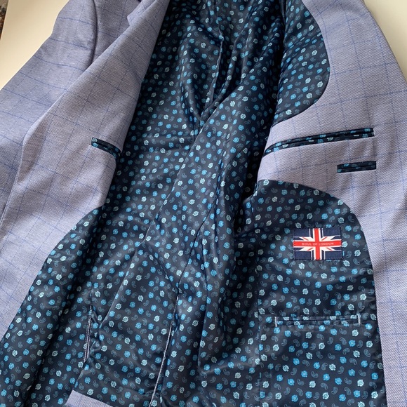 🔥🔥🔥Soul of London Light Blue Sport Jacket size 38 or S🔥🔥🔥 - Picture 9 of 12